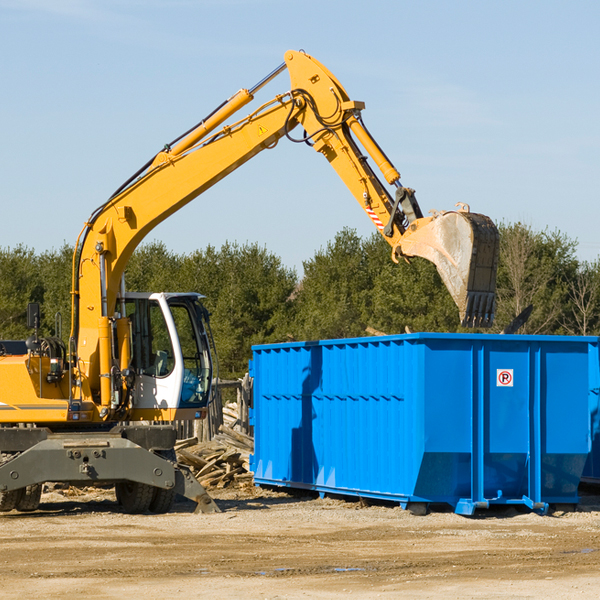 can i choose the location where the residential dumpster will be placed in Paeonian Springs